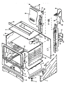 03 - Cabinet Section parts for Amana Range RMN383UL / P1142968N L from AppliancePartsPros.com