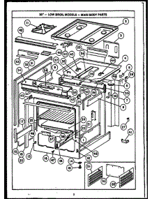 07 - Page 1 parts for Amana Range RMR364 from AppliancePartsPros.com