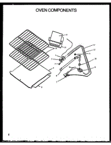 04 - Oven Components parts for Amana Range RMS363UL / P1142380N L from AppliancePartsPros.com