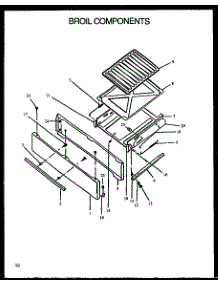 02 - Broil Components parts for Amana Range RMS363UW / P1142380N W from AppliancePartsPros.com