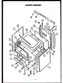 02 - Cabinet Assy parts for Amana Range RMT-306 from AppliancePartsPros.com