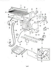 04 - Unit Compartment & System parts for Magic Chef Refrigerator RNB19EA-3A / 5C78B from AppliancePartsPros.com