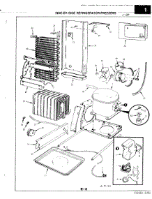 04 - Unit Compartment & System parts for Magic Chef Refrigerator RNC20AN-3A / 3M65A from AppliancePartsPros.com
