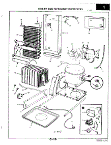 03 - Unit Compartment & System parts for Magic Chef Refrigerator RNC20AY-3A / 2L46A from AppliancePartsPros.com