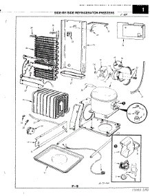 05 - Unit Compartment & System parts for Magic Chef Refrigerator RNC22AA-3A / 3M52B from AppliancePartsPros.com