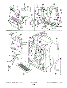 06 - Water & Ice Dispenser parts for Magic Chef Refrigerator RND22AA-3A / 4N52B from AppliancePartsPros.com