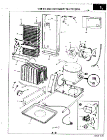 03 - Unit Compartment & System parts for Magic Chef Refrigerator RND22AY-3A / 2L48A from AppliancePartsPros.com