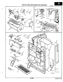 06 - Water & Ice Dispenser parts for Magic Chef Refrigerator RND24AA-3A / 2L49A from AppliancePartsPros.com