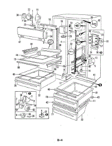 03 - Fresh Food Compartment parts for Magic Chef Refrigerator RND24EN-3A / 5M69B from AppliancePartsPros.com