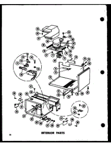 03 - Interior Parts parts for Amana Microwave RR-4 / P7110003M from AppliancePartsPros.com