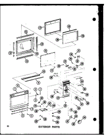 02 - Exterior Parts parts for Amana Microwave RR-4D / P7110004M from AppliancePartsPros.com