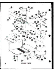 04 - Interior Parts parts for Amana Microwave RR-4D / P7216501M from AppliancePartsPros.com