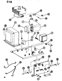 04 - Interior parts for Amana Microwave RR510 / P7495401M from AppliancePartsPros.com