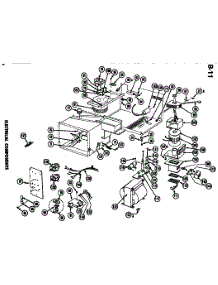 02 - Electrical Components parts for Amana Microwave RR52 / P3984003M from AppliancePartsPros.com