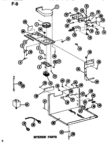 04 - Interior parts for Amana Microwave RR56 / P7311603M from AppliancePartsPros.com