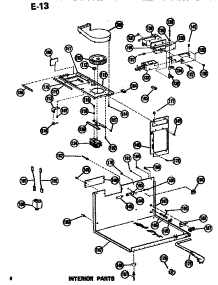 04 - Interior parts for Amana Microwave RR56 / P7311601M from AppliancePartsPros.com