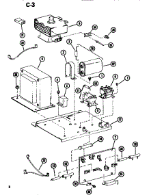 04 - Interior parts for Amana Microwave RR57D / P7399501M from AppliancePartsPros.com