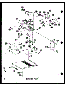 02 - Interior Parts parts for Amana Microwave RR7 / P7258202M from AppliancePartsPros.com