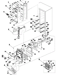 10 - Refrigerator Compartment parts for Samsung Refrigerator RS2533VK from AppliancePartsPros.com