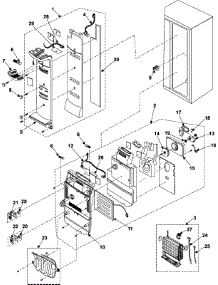 10 - Refrigerator Compartment parts for Samsung Refrigerator RS253BAVQ from AppliancePartsPros.com