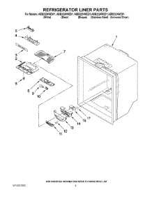 04 - Refrigerator Liner Parts parts for Maytag Refrigerator ABB2224WED1 from AppliancePartsPros.com