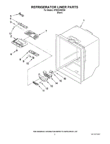 04 - Refrigerator Liner Parts parts for Maytag Refrigerator AFB2234WEB4 from AppliancePartsPros.com