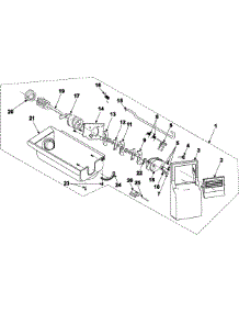 07 - Ice Bin parts for Samsung Refrigerator RS2545SH from AppliancePartsPros.com
