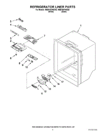 04 - Refrigerator Liner Parts parts for Maytag Refrigerator MBB1953WEB2 from AppliancePartsPros.com