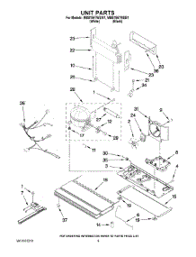 06 - Unit Parts parts for Maytag Refrigerator MBB1957WEB1 from AppliancePartsPros.com