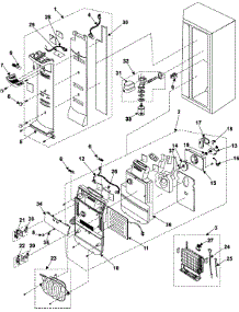 10 - Refrigerator Compartment parts for Samsung Refrigerator RS255BASB from AppliancePartsPros.com
