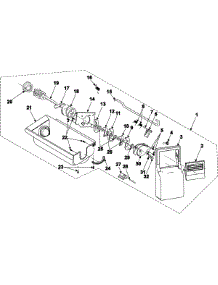 07 - Ice Bin parts for Samsung Refrigerator RS2578WW from AppliancePartsPros.com