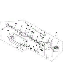 07 - Ice Bin parts for Samsung Refrigerator RS2622SW from AppliancePartsPros.com