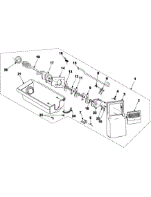 07 - Ice Bin parts for Samsung Refrigerator RS2622SW/XAA from AppliancePartsPros.com