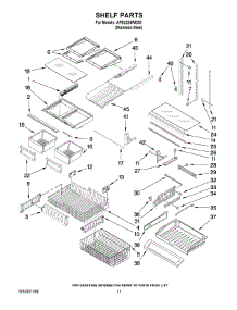 07 - Shelf Parts parts for Maytag Refrigerator AFB2234WES5 from AppliancePartsPros.com