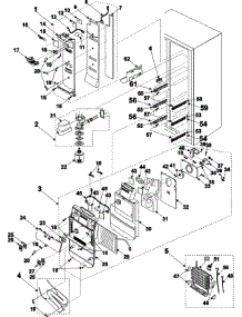 10 - Refrigerator Compartment parts for Samsung Refrigerator RS2666SW from AppliancePartsPros.com