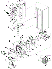 10 - Refrigerator Compartment parts for Samsung Refrigerator RS2777SL from AppliancePartsPros.com