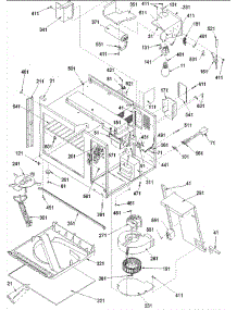 03 - Internal Components parts for Amana Microwave RS511M / P1324501M from AppliancePartsPros.com