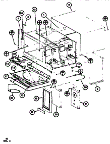 03 - Interior parts for Amana Microwave RS520 / P7701407M from AppliancePartsPros.com