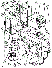 04 - Interior parts for Amana Microwave RS520A1 / P7766612M from AppliancePartsPros.com