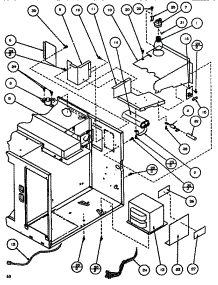 05 - Interior parts for Amana Microwave RS520W1 / P7766613M from AppliancePartsPros.com