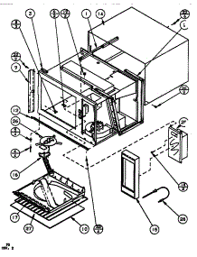 02 - Interior parts for Amana Microwave RS560W / P7766610M from AppliancePartsPros.com