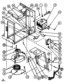 03 - Interior parts for Amana Microwave RS560W / P7766610M from AppliancePartsPros.com