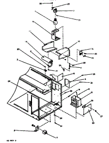 04 - Electrical (Cont.) parts for Amana Microwave RS571W / P1187405M from AppliancePartsPros.com