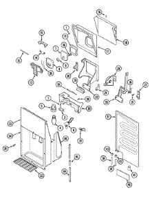 07 - Ice & Water Dispenser parts for Maytag Refrigerator RSB2000DAE from AppliancePartsPros.com