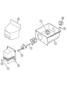 08 - Ice Bin parts for Maytag Refrigerator RSB2000DAE from AppliancePartsPros.com