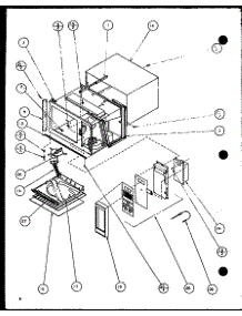 02 - Page 2 parts for Amana Microwave RSB460P / P7769515M from AppliancePartsPros.com