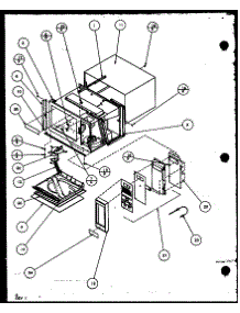 02 - Page 2 parts for Amana Microwave RSB460P1 / P1110413M from AppliancePartsPros.com