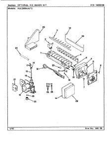 07 - Optional Ice Maker Kit parts for Maytag Refrigerator RSC2000AAL / CM01B from AppliancePartsPros.com