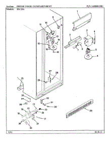 05 - Fresh Food Compartment parts for Maytag Refrigerator RSC20A / BM01B from AppliancePartsPros.com
