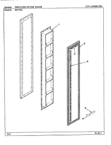 03 - Freezer Inner Door parts for Maytag Refrigerator RSC20A / 9M01A from AppliancePartsPros.com